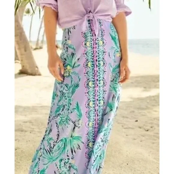 Lilly Pulitzer Suri Maxi Skirt NWT XS - Picture 8 of 8